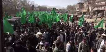 Son dakika haber! Hizb-i İslami taraftarları hükümeti protesto etti