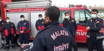 Malatya itfaiyesinden Gölbaşı itfaiyesine eğitim