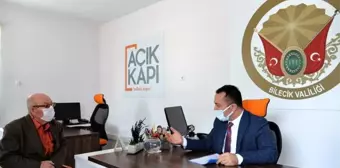 Açık Kapı Şube Müdürlüğünde vatandaşların sorunlarını dinledi