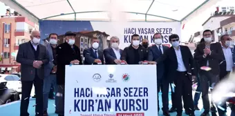 Hacı Yaşar Sezer Kur'an Kursu'nun temeli törenle atıldı