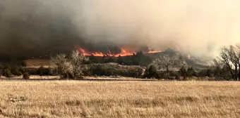 ABD'nin Kuzey Dakota eyaletinde orman yangını: gökyüzü dumanla kaplandıEyalet genelinde acil durum ilan edildi