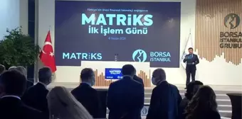 Borsa İstanbul'da gong Matriks için çaldı