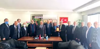 Muhtar Derneklerinden Gönültaş'a hayırlı olsun ziyareti