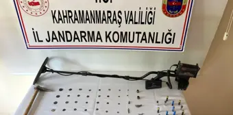 Kahramanmaraş'ta kaçak kazıya suçüstü