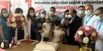 Şehir hastanesinin ilk bebeği Defne Sakura 1 yaşında