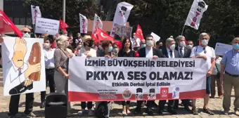 İzmir'de, Sloven sosyolog Slovaj Zizek'in kitap günlerine davet edilmesi protesto edildi