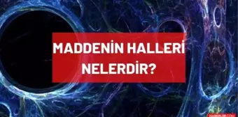 Maddenin halleri nelerdir? Maddenin ayırt edici özellikleri ve maddenin ortak özellikleri nedir? Maddenin halleri nelerdir açıklayınız?