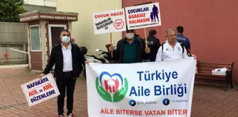 İstanbul'dan Ankara'ya yürüyen Türkiye Aile Birliği üyeleri Kocaeli'ye ulaştı