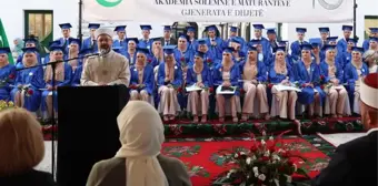 Diyanet İşleri Başkanı Erbaş, Karadağ'da Mehmet Fatih Medresesinin Mezuniyet Törenine Katıldı