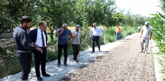 Bostanlık Mevkisinde asfaltlama çalışmaları başladı