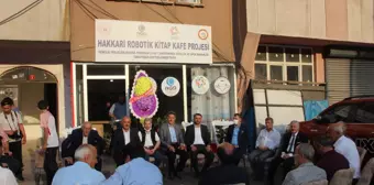 Hakkari'de 'Robotik Kitap Kafe' açıldı