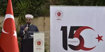 Lübnan'da 15 Temmuz Demokrasi ve Milli Birlik Günü etkinliği