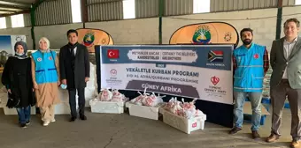 TDV Güney Afrika'da 10 bin aileye kurban eti dağıttı