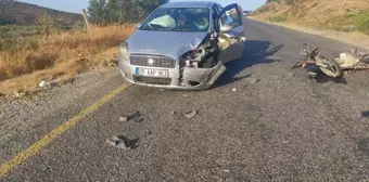 Aydın'da otomobille çarpışan motosikletin sürücüsü hayatını kaybetti