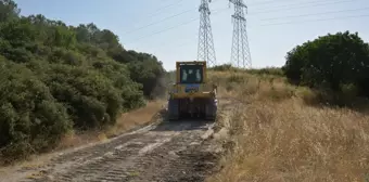 Aliağa Belediyesi'nden Ormanlık Alanlarda Hummalı Çalışma