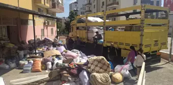 Anamur'dan Aydıncık'taki yangında zarar görenlere destek