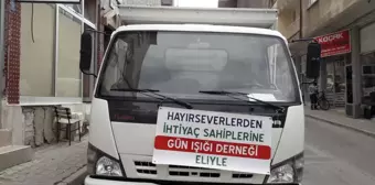 Karaman Günışığı Derneği, yangın mağduru ailenin yaralarını sardı