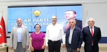 Yaylacık köyü muhtarı ve eşi AK Parti'ye katıldı