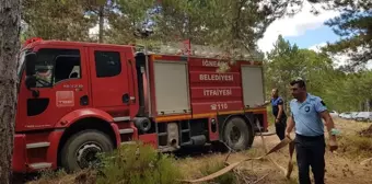 Demirköy'de katı atık depolama alanında çıkan yangın söndürüldü