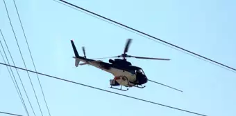 Şanlıurfa'da 'helikopter tellere takıldı' paniği