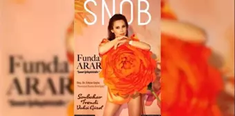 Funda Arar Snob Magazin Dergisinin yedinci sayısına kapak oldu