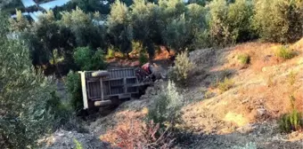 20 metrelik uçurumdan yuvarlanan traktörün sürücüsü öldü