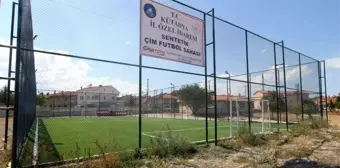 Kütahya'da 20 sentetik çim futbol sahası hizmete girdi