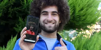 Belçikalı futbolcu Fellaini'nin benzeri Sinop'ta