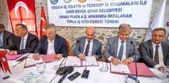 Grand Plaza'da toplu sözleşme sevinci