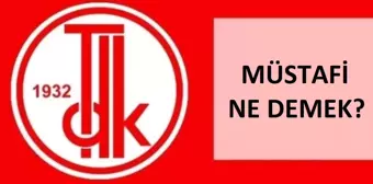 Müstafi nedir, ne demek? TDK'ya göre müstafi kelimesi ne anlama geliyor?