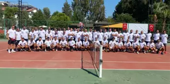 Muğla'da düzenlenen 'Likya Cup Veteran Erkekler Tenis Turnuvası' sona erdi