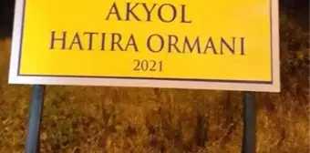 Vefat eden öğretmenin adı hatıra ormanında yaşayacak