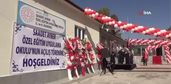 Ahlat'ta yapımı tamamlanan Saadet Ayber Özel Eğitim Uygulama Okulu törenle eğitim-öğretime açıldı