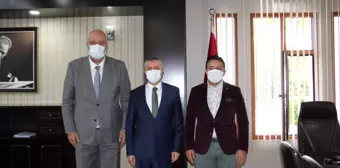 MATSO Turizm Fakültesi Dekanı Prof. Dr. Cem Oktay GÜZELLER ve Doç. Dr. Fatih USLU'dan Kaymakamımız Abdulkadir DEMİR'e Makamında Ziyaret…