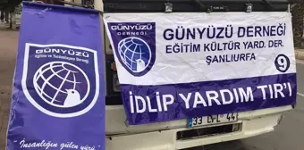 Şanlıurfa'dan İdlib'e bir tır insani yardım gönderildi