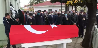 Tekirdağ'da vefat eden Kıbrıs gazisi son yolculuğuna uğurlandı