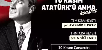 Büyükşehir Konservatuvarı Atatürk'ü anlamlı bir konserle anıyor