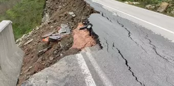 Son dakika haberleri... Ordu'da heyelan anı kameraya yansıdı