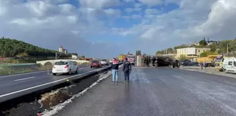 Son dakika haberi! Aydın'da devrilen kamyonun sürücüsü öldü