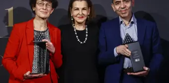 25. Aydın Doğan Vakfı ödülü Prof. Dr. Uğur Şahin ve Dr. Özlem Türeci'ye verildi