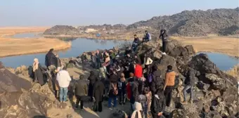 Iğdır'da coğrafya bölümü öğrencilerinden arazide uygulamalı ders