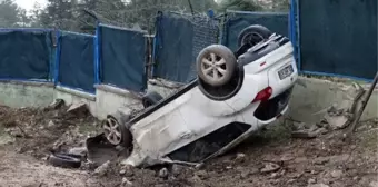 Kaza yapan polis, annesini görüntülü arayıp teselli etti