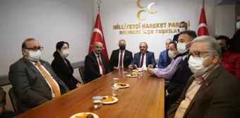 MHP Bodrum İlçe Başkanlığına atanan İbrahim Bilgi görevine başladı