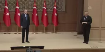 Son dakika haberi: Cumhurbaşkanı Erdoğan, Cumhurbaşkanlığı Kültür ve Sanat Büyük Ödülleri Töreni'ne katıldı (2)