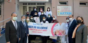 Hacılarlı kadınlar kanser taramasından geçirildi