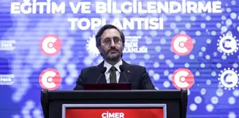 Cumhurbaşkanlığı İletişim Başkanı Altun, CİMER Eğitim ve Bilgilendirme Toplantısı'na katılarak konuşma yaptı