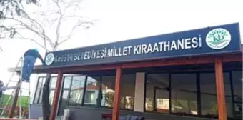 Kepsut'un Saraç mahallesine Millet Kıraathanesi