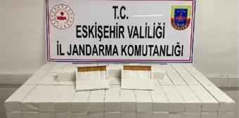 Eskişehir'de kargoyla gelen 27 bin makaron ele geçirildi