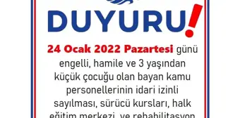 Dursunbey Kaymakamlığı'ndan izin duyurusu