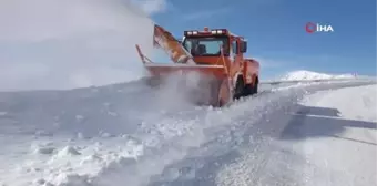 Erzincan'da kar ve tipiden 401 köy yolu ulaşıma kapandı